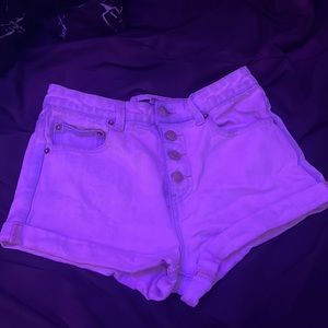 Blueish whiteish Jean shorts